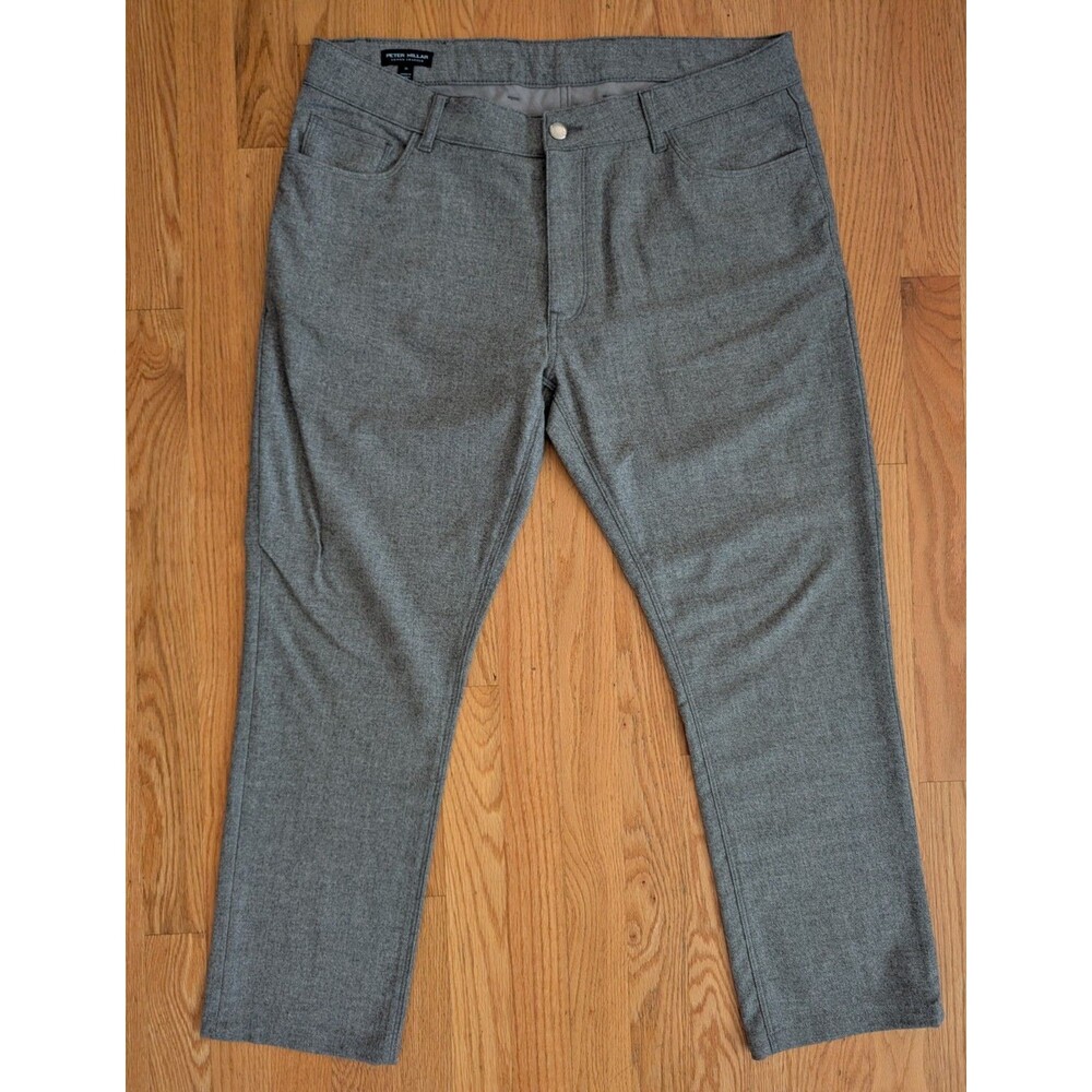 Peter Millar Crown Crafted Excursionist Flex Alpine Pants Mens 36x27 Iron Grey